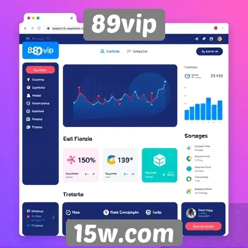 Interface amigável do 89vip facilita navegação